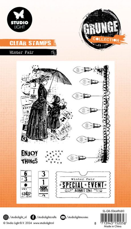 Winter Fair Grunge Stamp