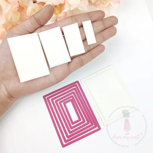 Mini Stitched Rectangle