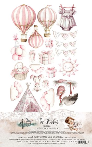 Alchemy of Art Extras to Cut Baby Girl – 30,5&times;15 cm