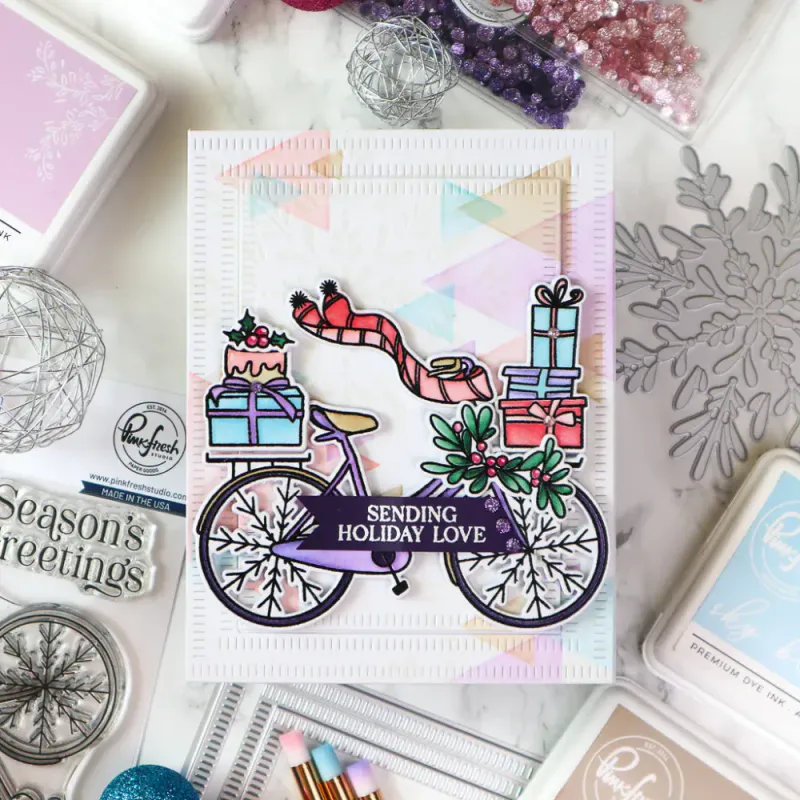 Holiday Bicycle Stamp