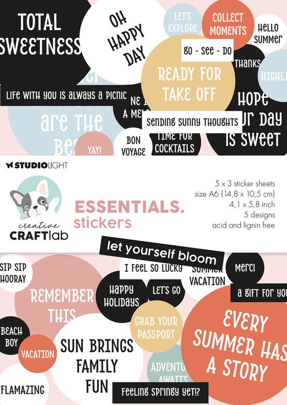 Let Yourself Bloom Essentials Stickers
