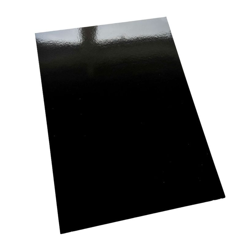 Black A4 Mirror Card Glossy 250gsm (5pcs)