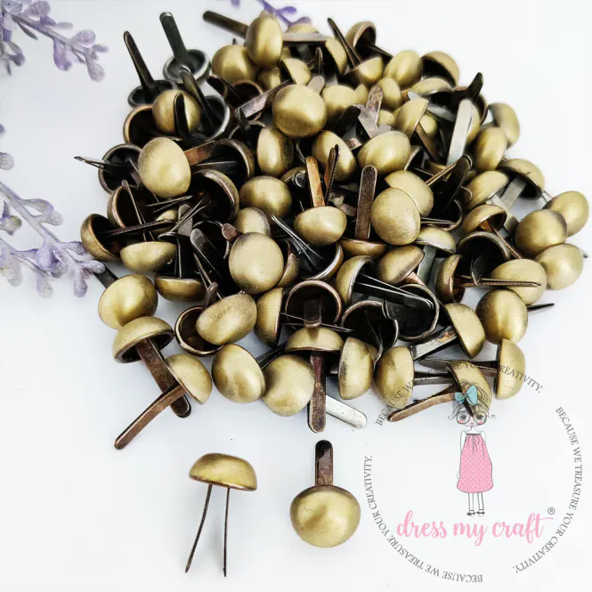 Hovedbilde Antique Bronze Brads - 10 MM