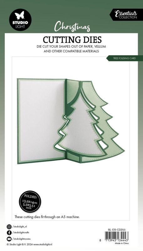 Tree Folding Card Essentials Cutting Dies