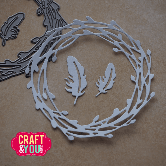 Hovedbilde Willow Wreath with Feathers ...