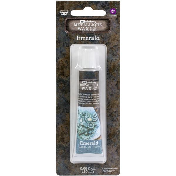 Finnabair Art Alchemy Metallique Wax .68 Fluid Ounce Emerald