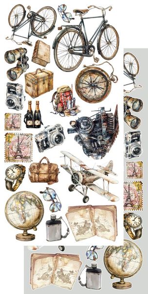 Alchemy of Art Extras to Cut Adventure men– 30,5&times;15 cm