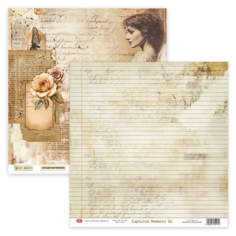 Captured Moments 12x12 Inch Paper Set 250gsm (6sheets) (CPS-CM30-6)