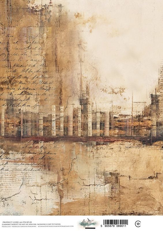 Rice paper 3, In the Library