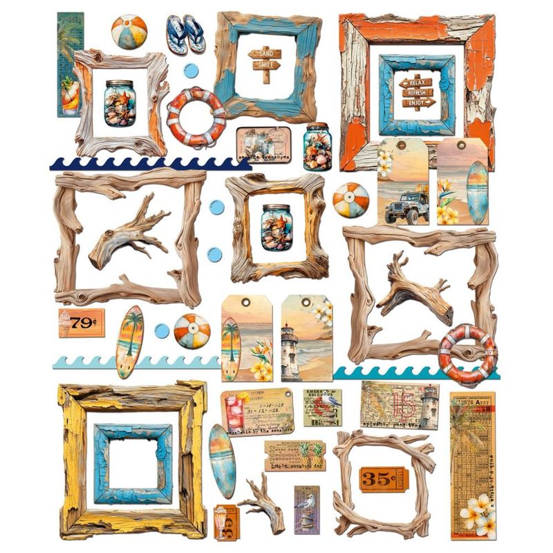 Beach Vibes - Die-Cuts Elements