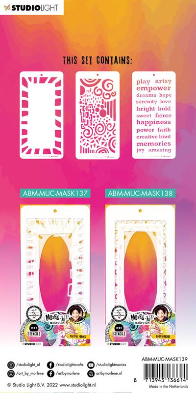 ABM - Mixed-up Collection - Artsy Designs - 3pcs - 139