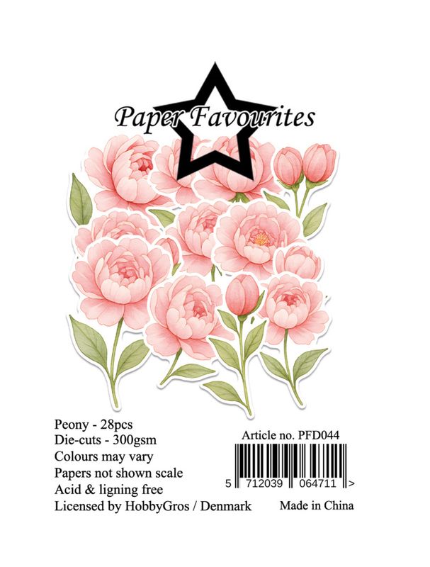 Die-Cuts A7 Peony (28pcs)