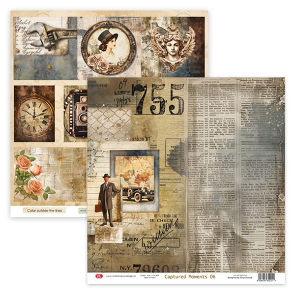 Captured Moments 12x12 Inch Paper Set 250gsm (12sheets) (CPS-CM30-12)