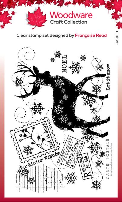 Hovedbilde Winter Reindeer Clear Stamps