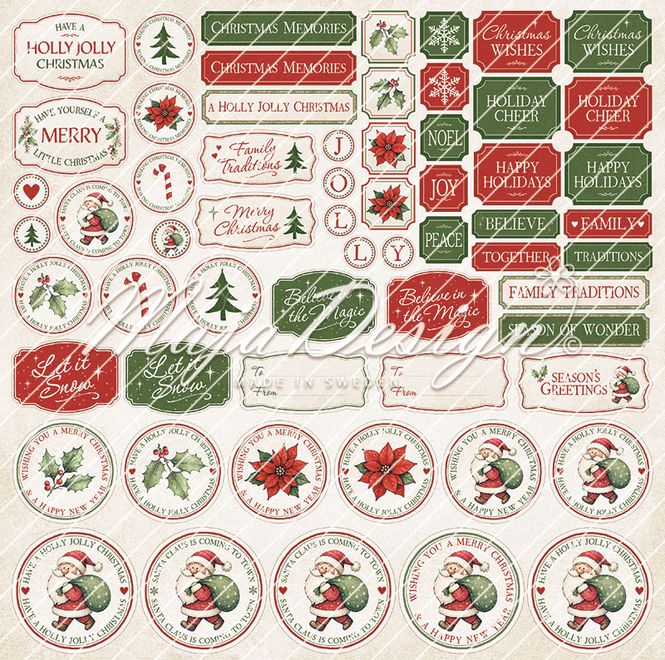 Hovedbilde Jolly Christmas - Ephemera