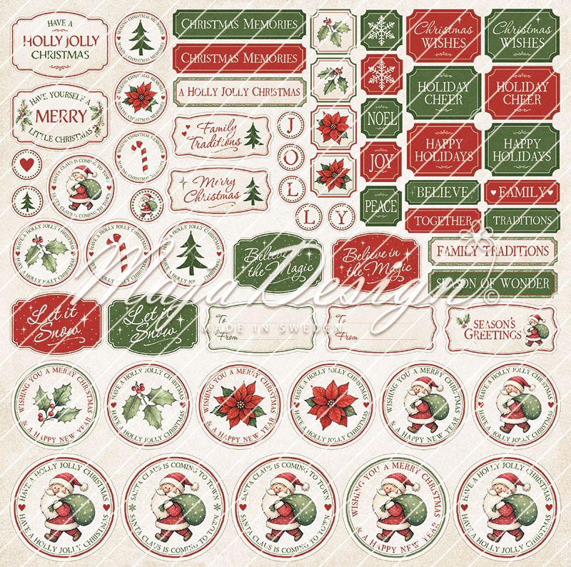 Jolly Christmas - Ephemera