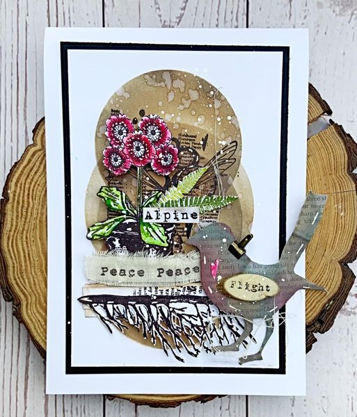 TE001 - Alpine Plant (A7 stamp)