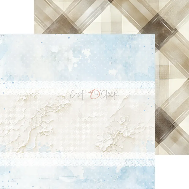 BABY BOY UNIVERSE - A SET OF PAPERS 20,3 cm x 20,3 cm - MIX