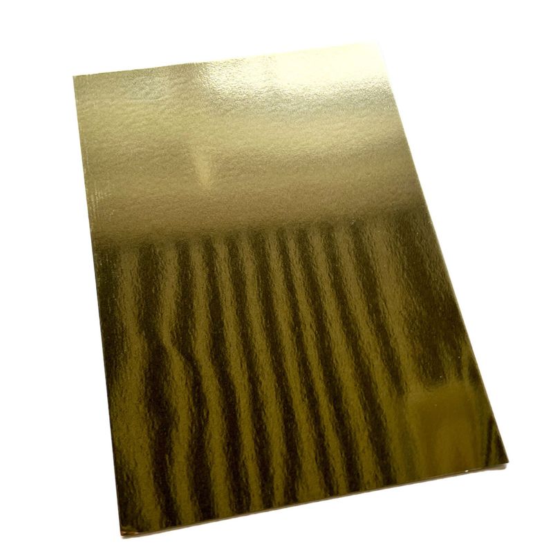 Polished Gold A4 Mirror Card Glossy 250gsm (5pcs)