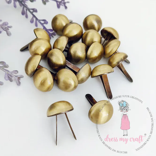 Hovedbilde Antique Bronze Brads - 15 MM