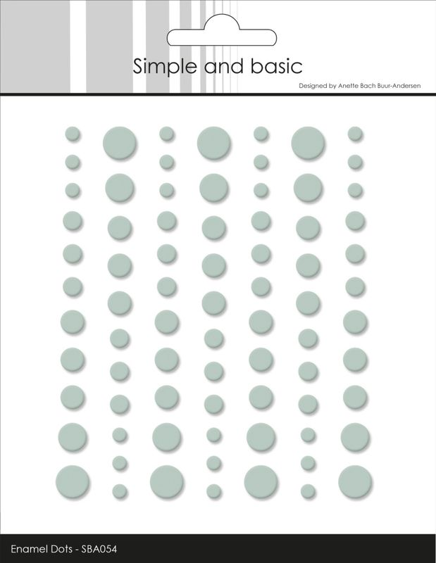 Matte Enamel Dots Eucalyptus (77pcs) (SBA054)