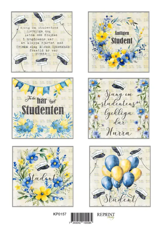 Papper Klippark - Student Tags 3 - A4