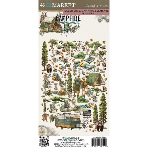 Campfire Memories Laser Cut Camping Elements