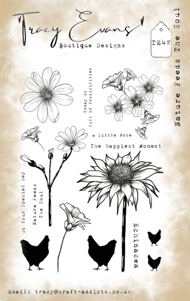 Nature Feeds The Soul A5 Stamp 