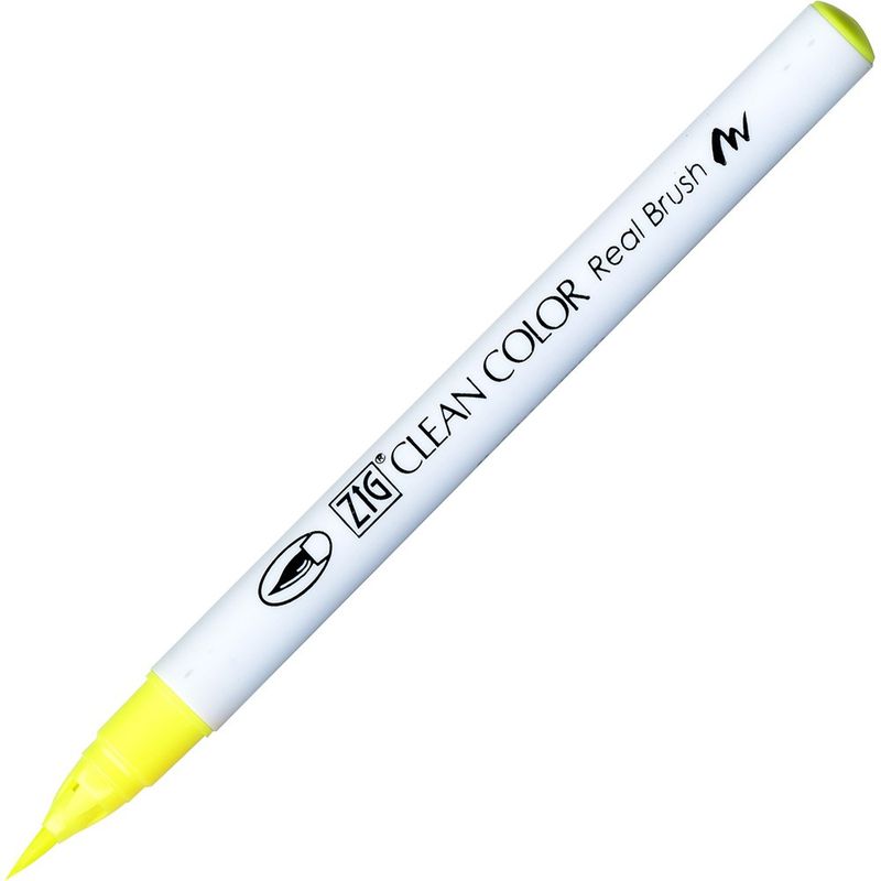 ZIG Clean Color Real Brush 001 Flouriserende yellow