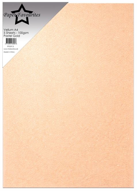 Hovedbilde Vellum A4 Pastel Gold 100g ...