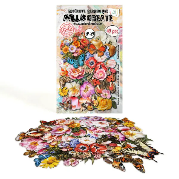 #EP-89 - EPHEMERA DIE-CUTS - SUNBLUSH GARDEN