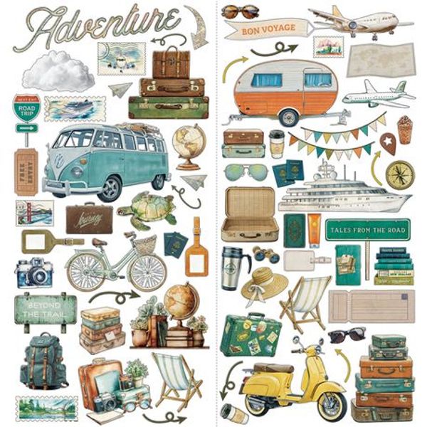 Travel Diaries  - Laser Cut Outs