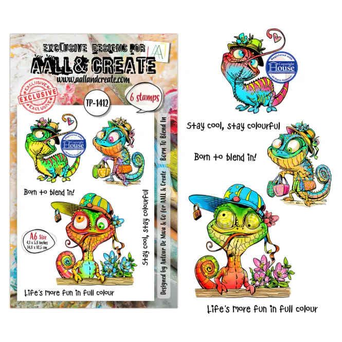 Hovedbilde TP-1412 - A6 Stamp Sets - ...