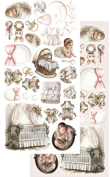 Alchemy of Art Extras to Cut Baby Girl – 30,5&times;15 cm