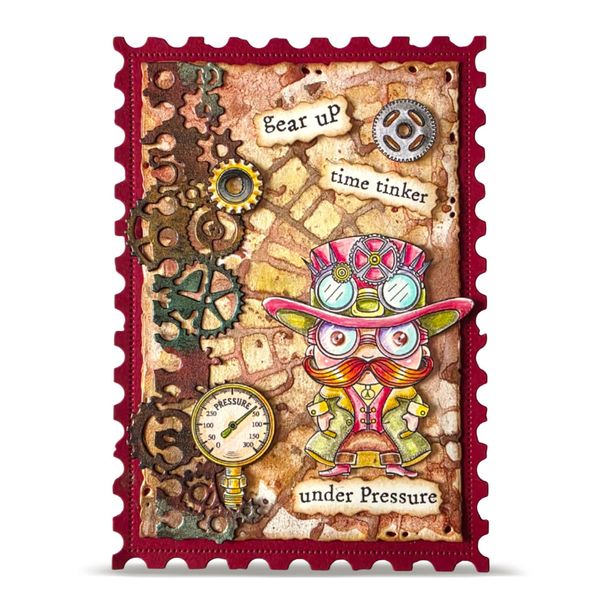 DI-87 - DIE-CUTTING DIE SET - QUIRKY POST