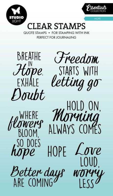 Quotes Hope Essentials Clear Stamps