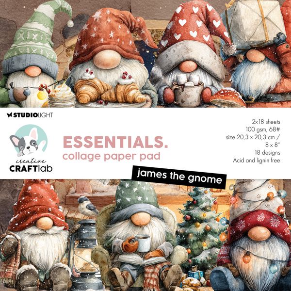 James the Gnome Essentials Collage Paper Pad
