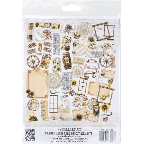 Country Heart Cafe Die-Cut Elements