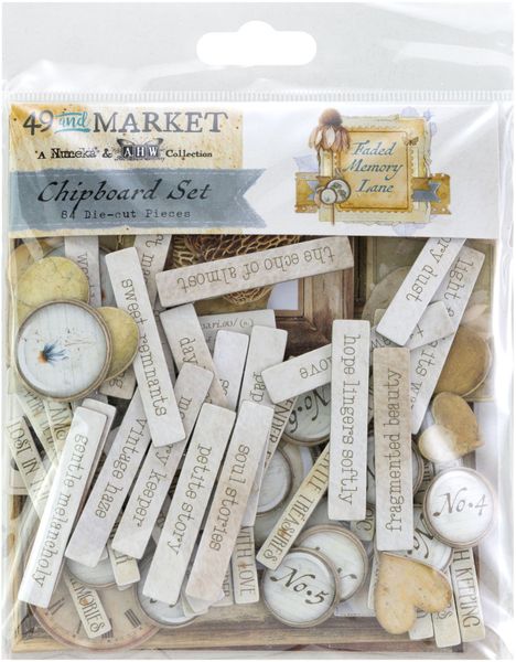 Faded Memory Lane - Chipboard Set