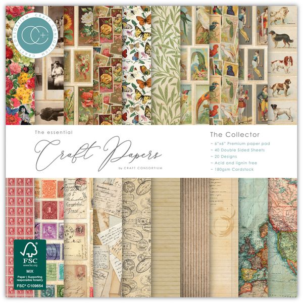 The Collector 6x6 Inch Premium Paper Pad