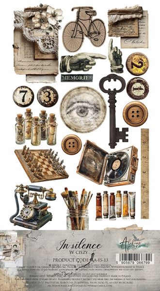 Alchemy of Art Extras to Cut In silence – 30,5&times;15 cm - 12 sheets