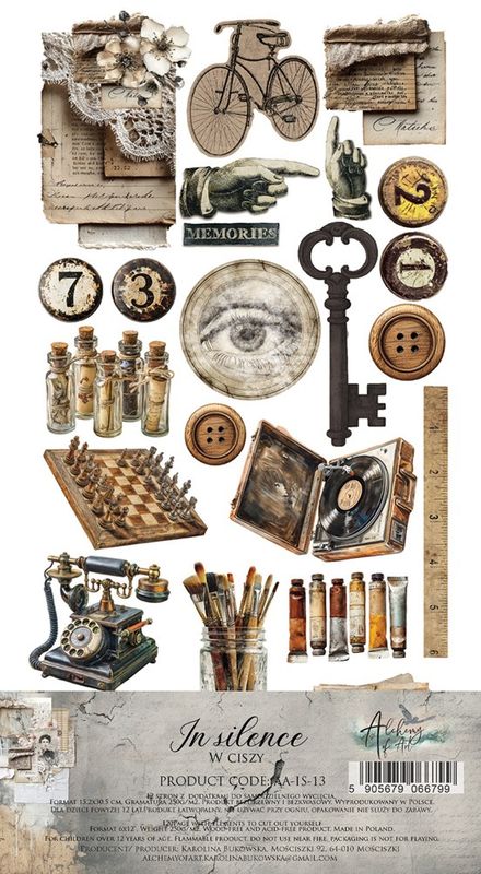 Alchemy of Art Extras to Cut In silence – 30,5×15 cm - 12 sheets