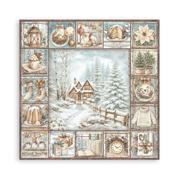 White Christmas 12x12 Inch Paper Pack (Single Face) by Cristina Radovan