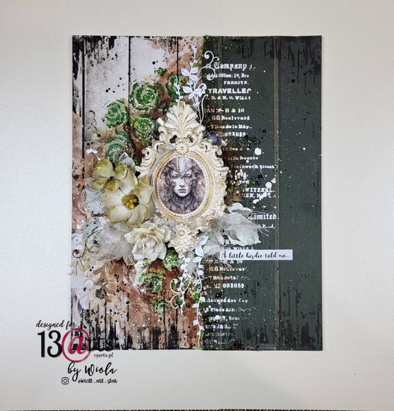Paper pad 6"x6" GRUNGY WINTER