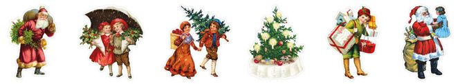 Hovedbilde Vintage Christmas Transparent ...
