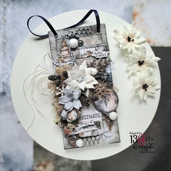 Paper pad GRUNGY WINTER 12x12"