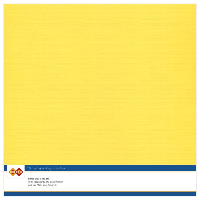 Hovedbilde Linen Cardstock - Bright ...