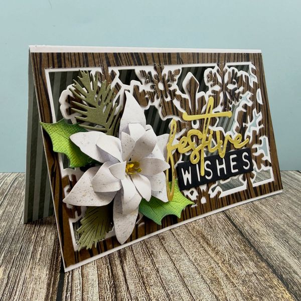 Winter in Bloom Craft Die Set Winter Foliage by Lou Collins 