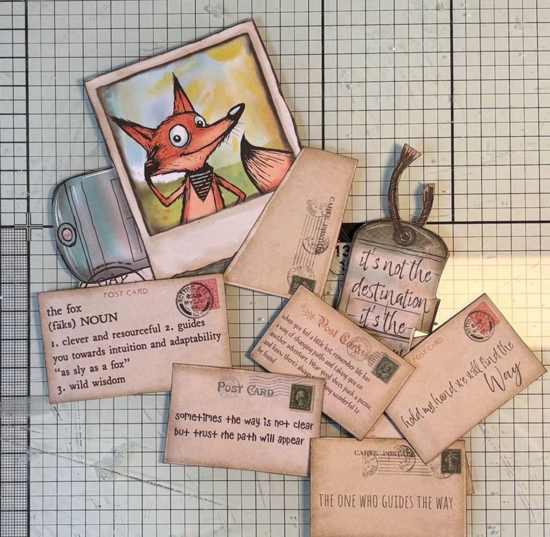 Creative Ember Designs - Art Journal - The Travellers - 20x20cm 