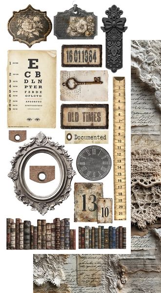 Alchemy of Art Extras to Cut In silence – 30,5&times;15 cm - 12 sheets